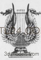 Музыкальные инструменты (MUSICAL INSTRUMENT_0022 -  | 3D model 3DSMAX / OBJ / STL) 3D модель для ЧПУ станка